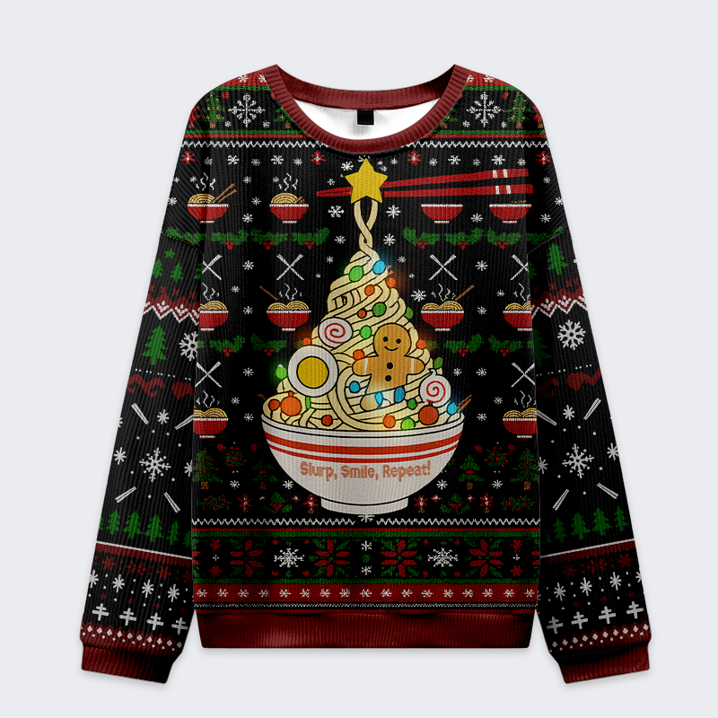 japanese christmas ugly sweatshirt gift idea