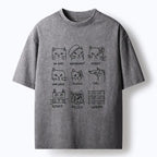 Vintage Ukiyo-e Cat Tee for Summer