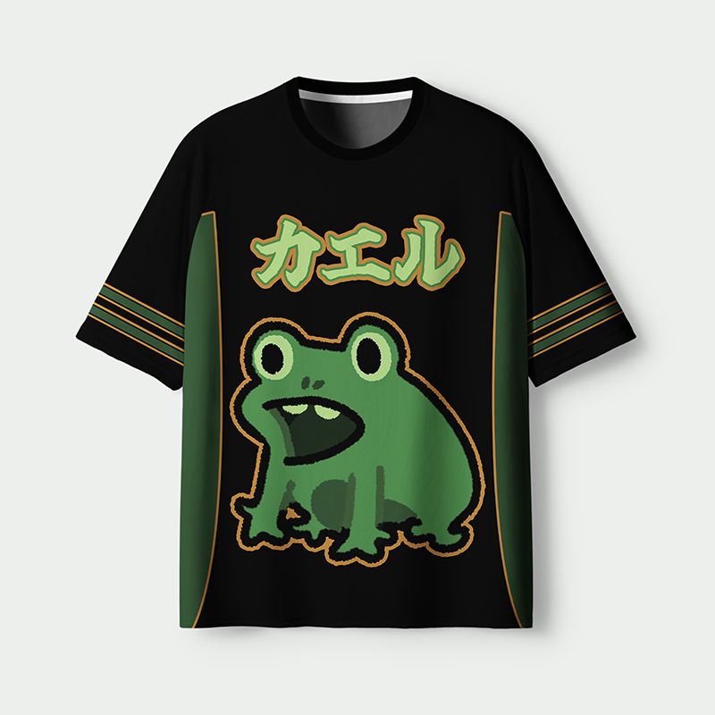Kyoto-Lion Funny Forg Japan Quick-drying T-shirt