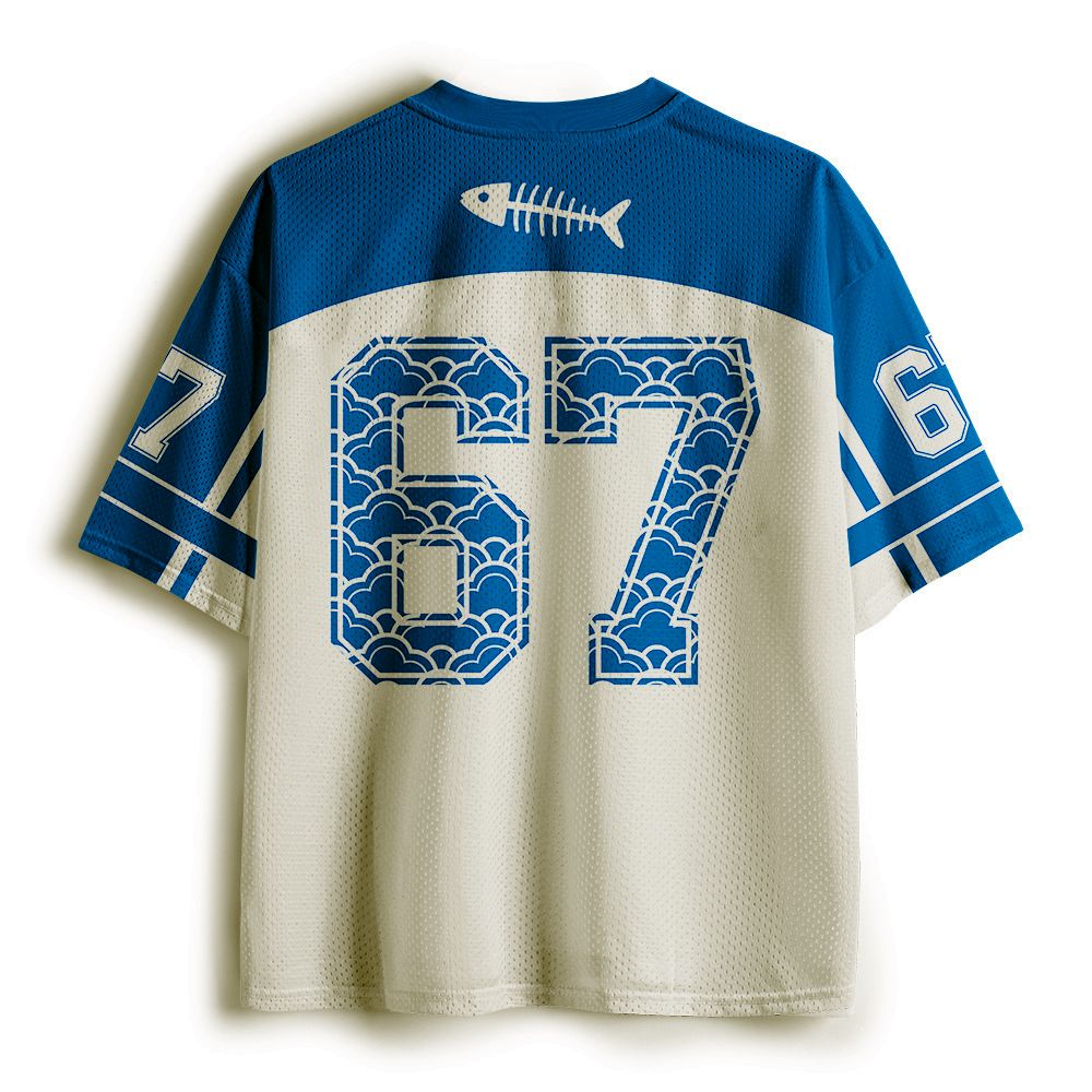 Tsukiji Outer Market Fish Mesh Jersey Gift Idea