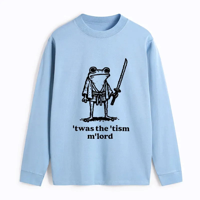 Trendy Unisex Samurai Frog Tee for Daily Wear