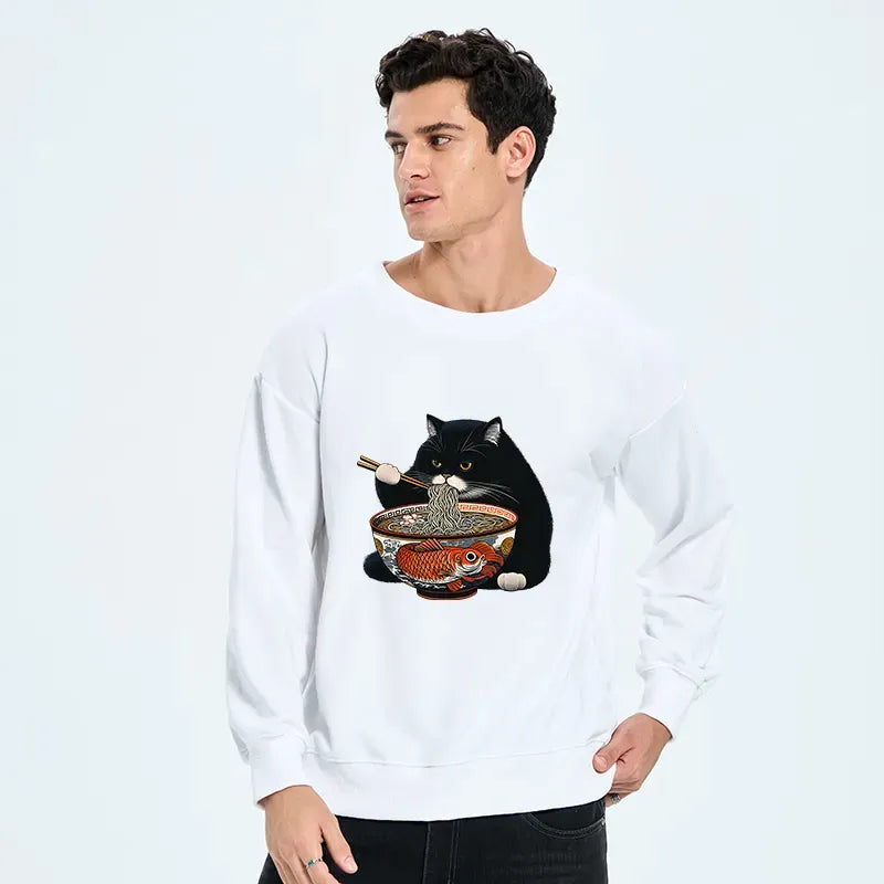 kyoto lion fat cat ramen sweatshirt