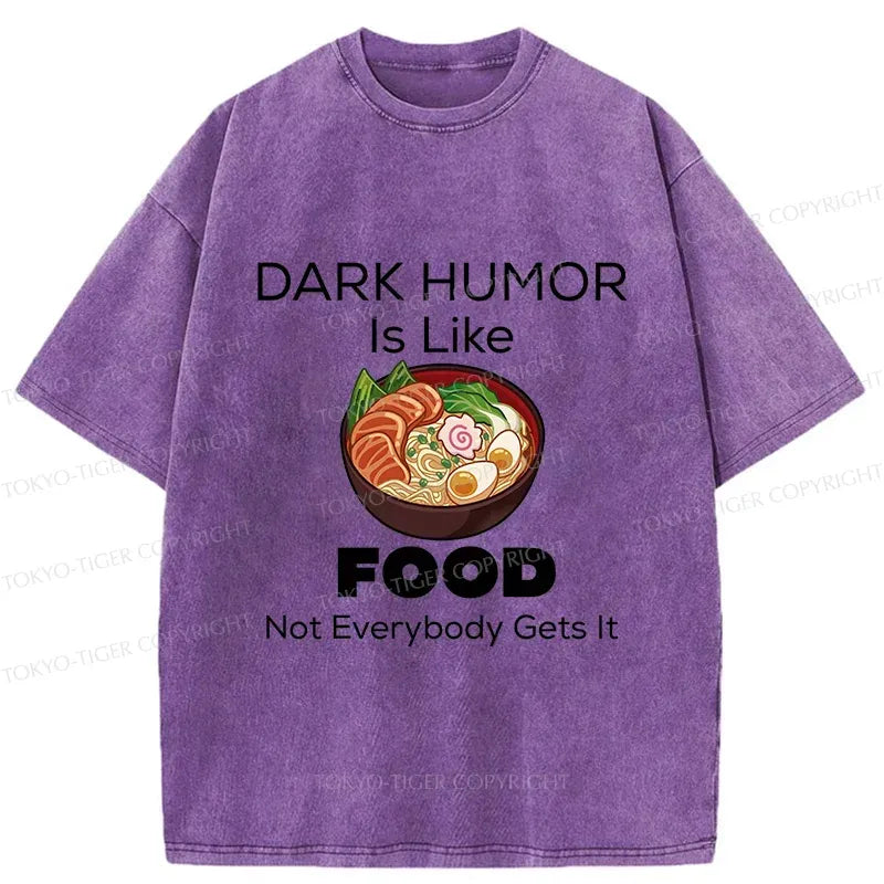 Black Humor T-Shirt with Kyoto Lion Print