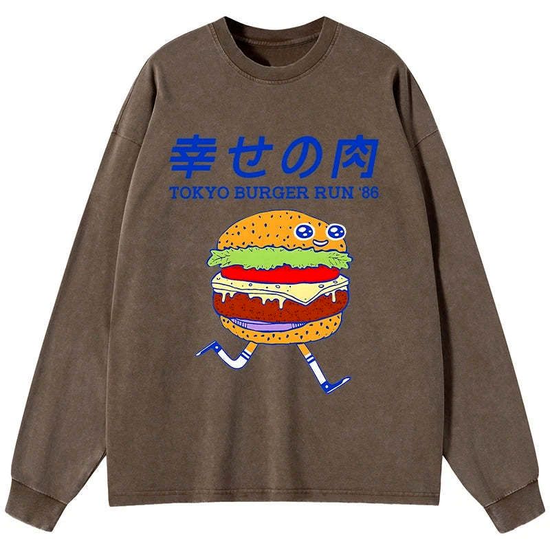 tokyo burger run shirt for streetwear fans