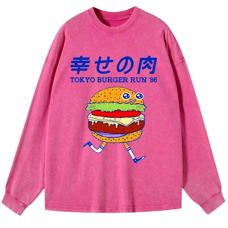 tokyo burger run shirt for streetwear fans