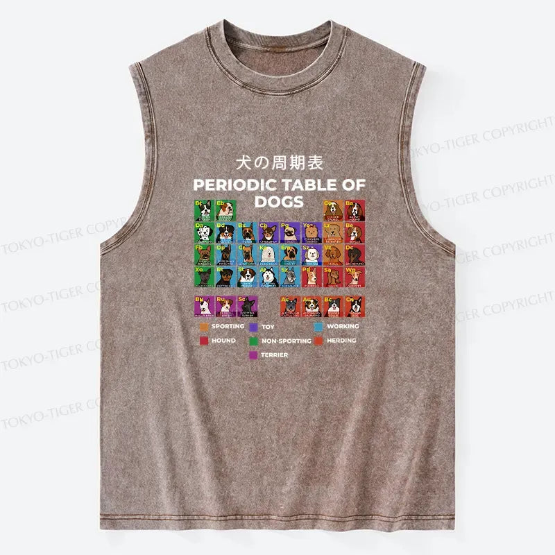 Washed Tank Top for Japanese Streetwear