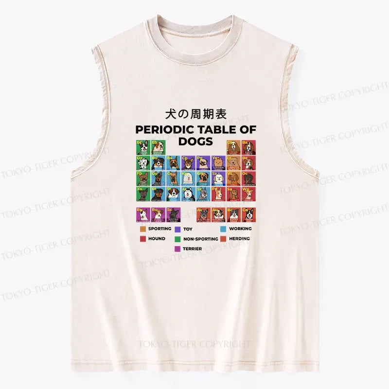 Periodic Table of Dogs Unisex Tank Top