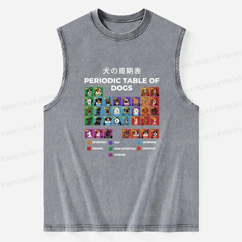 Periodic Table of Dogs Unisex Tank Top
