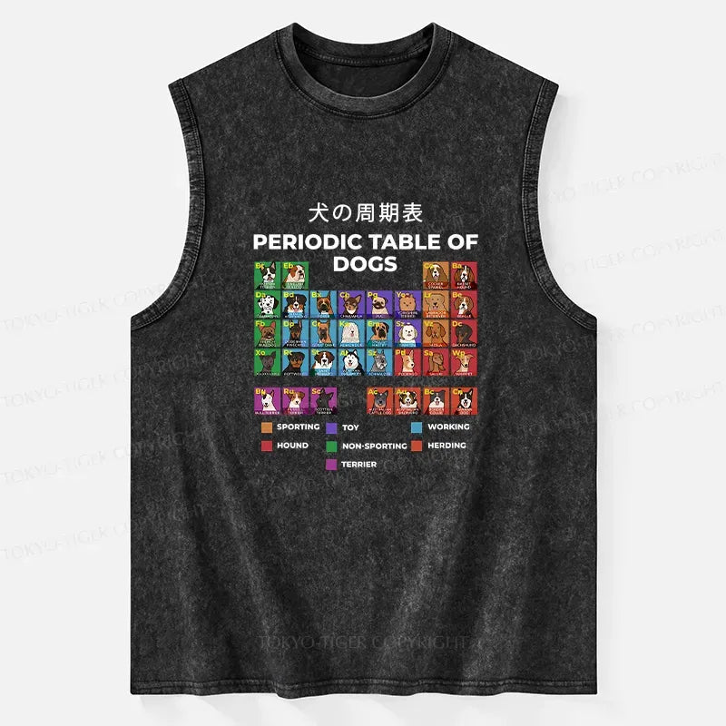 Washed Tank Top for Japanese Streetwear