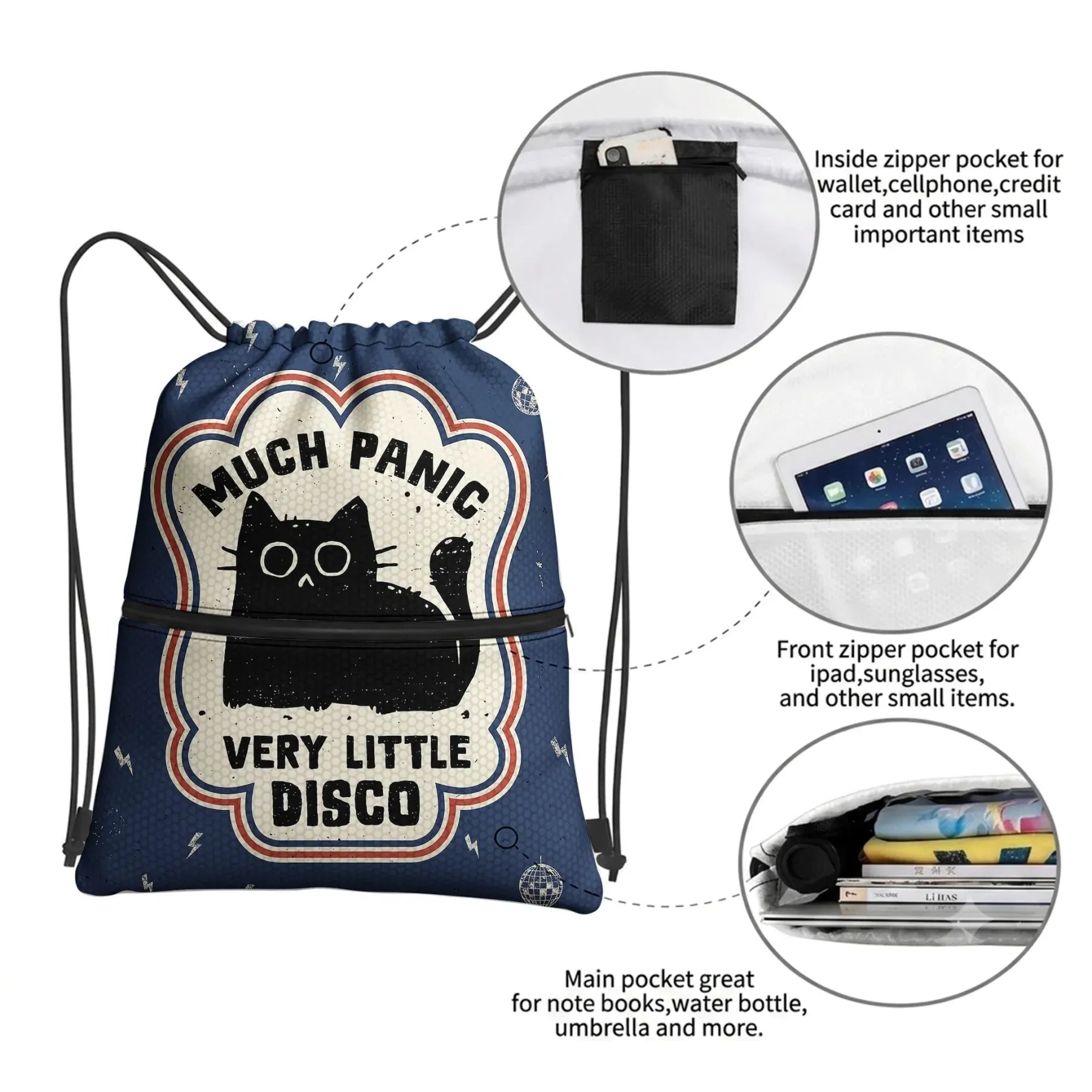 kyoto lion print backpack for gym