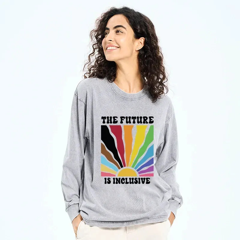 Washed Long Sleeve Japanese T-Shirt