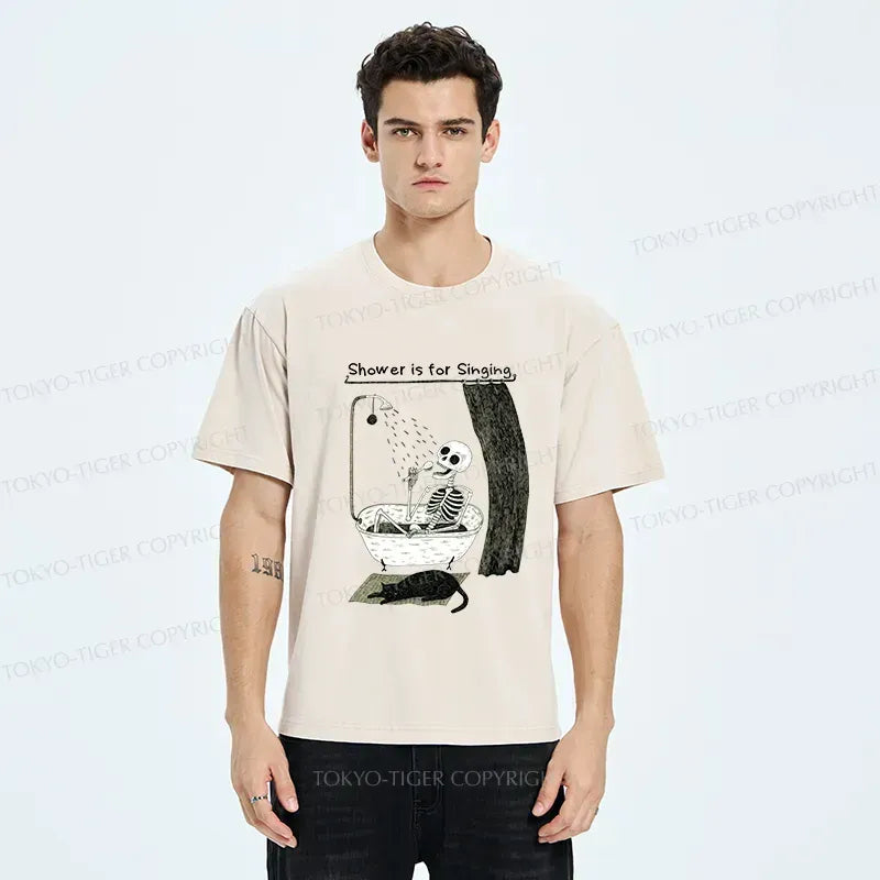 Japanese Vintage Skeleton Tee Streetwear