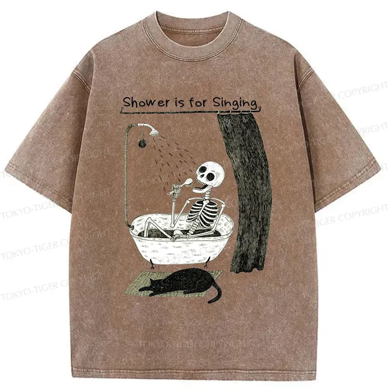 Japanese Vintage Skeleton Tee Streetwear