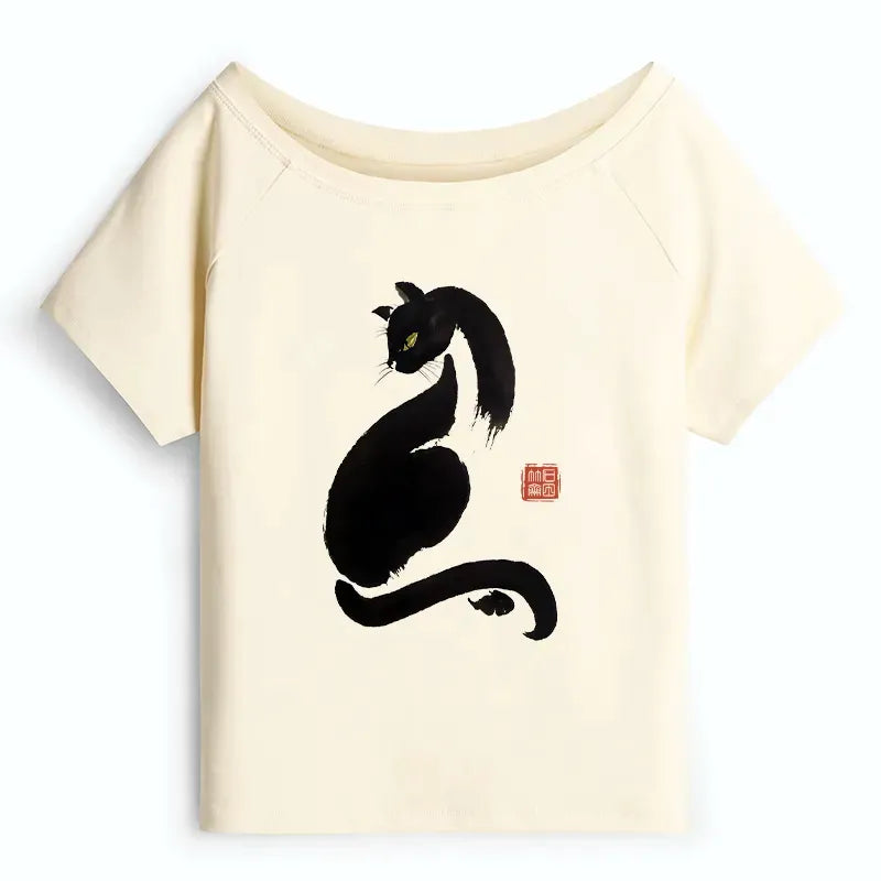 Kyoto-Lion Cat T-Shirt Gift Idea