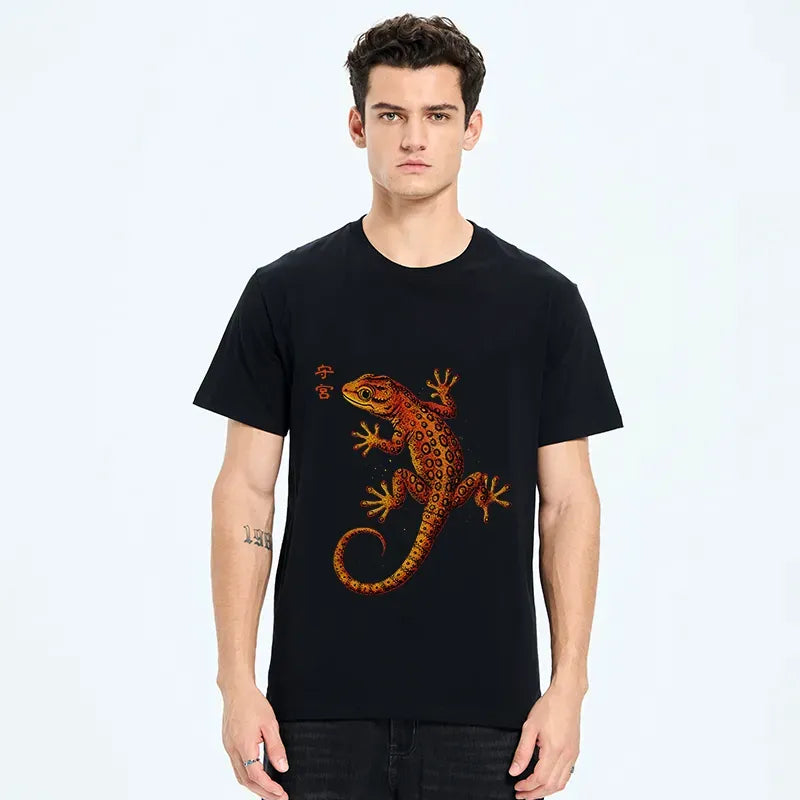 Kyoto-Lion Retro Gecko Funny Classic T-Shirt