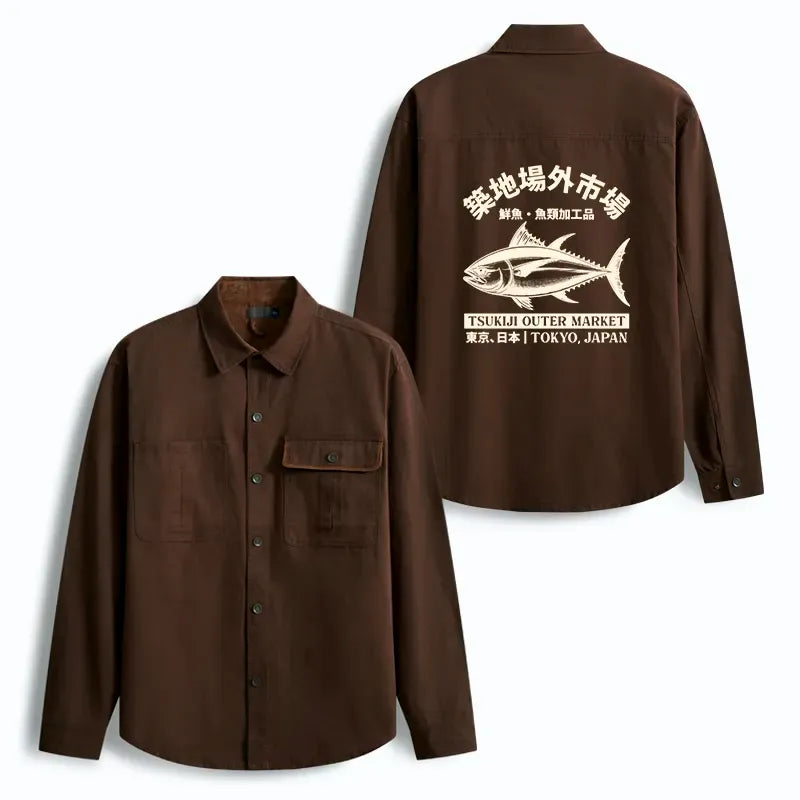 Men's vintage Japan work jacket casual