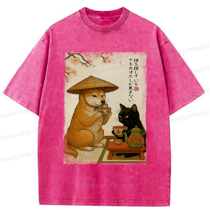 Retro Ukiyo-e Tee for Summer Vacation