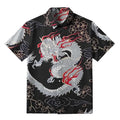 Kyoto-Lion Sakura And Dragon Button-up Shirt