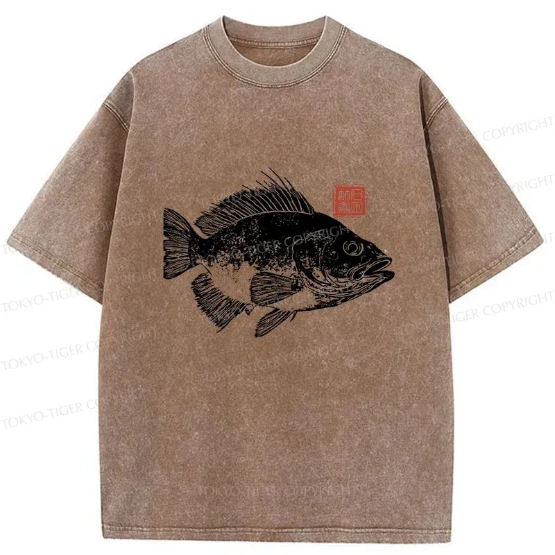 Japanese Washed T-Shirt for Everyday Wear