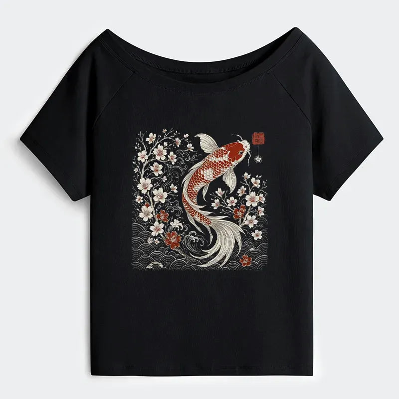 Off Shoulder T-Shirt Trendy Best Seller