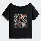 Off Shoulder T-Shirt Trendy Best Seller