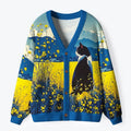 Vintage ugly cat sweater for summer