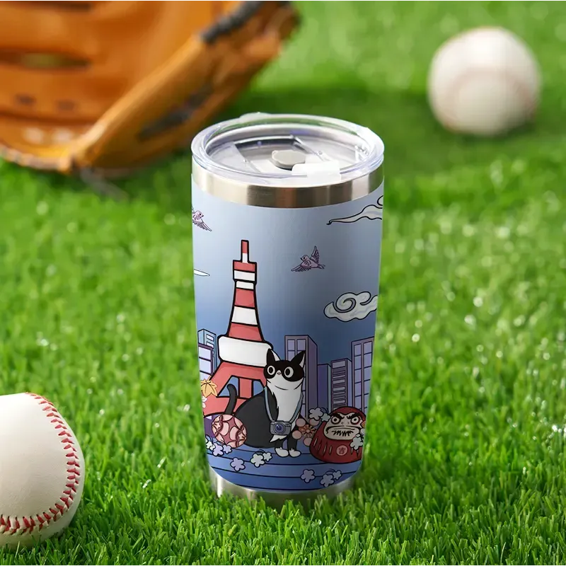 Japanese Cat Tumbler for Daily Use