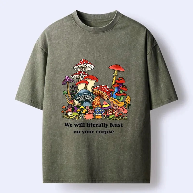 dark humor unisex cotton tee for casual