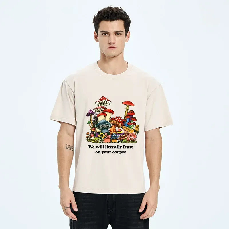 dark humor unisex cotton tee for casual