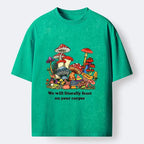 kyoto lion washed t-shirt for gift idea