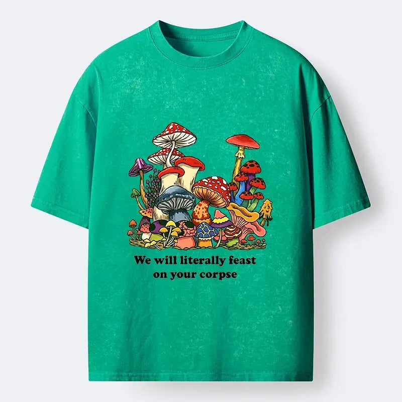 kyoto lion washed t-shirt for gift idea