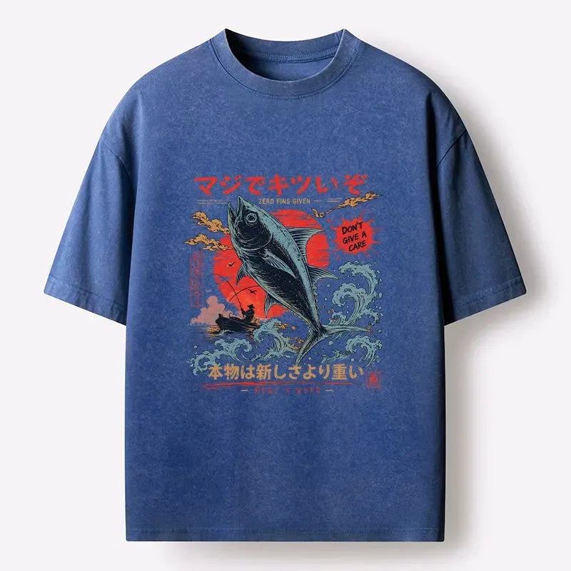 Retro Japanese Wave T-Shirt for Vacation