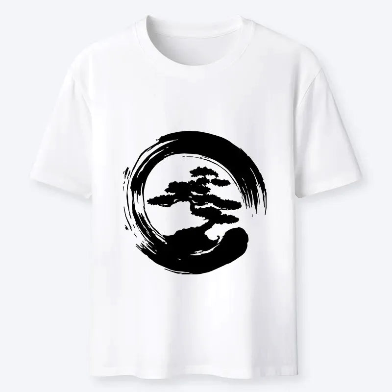Japanese Zen Bonsai T-Shirt for Daily Wear