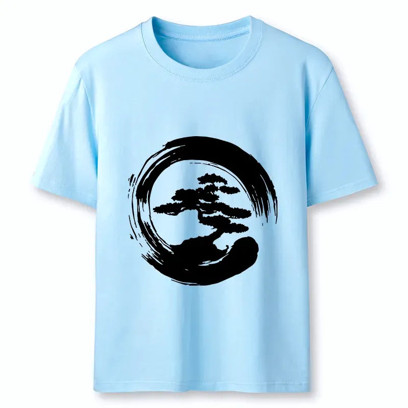 Japanese Zen Bonsai T-Shirt for Daily Wear