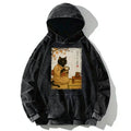 Kyoto Lion coffee heart washed hoodie gift idea