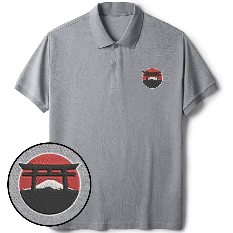 Japanese Torii Gate Polo Shirt