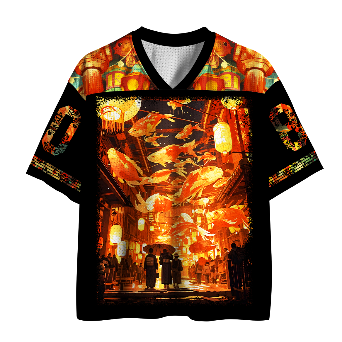 Kyoto-Lion Natsu Matsuri Night Koi Festival Mesh Jersey