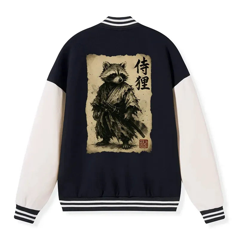 Japanese Embroidery Raccoon Jacket Trending Item