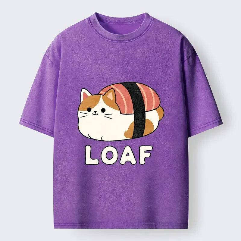 Cute Sushi Cat Ukiyo-e Tee for Summer