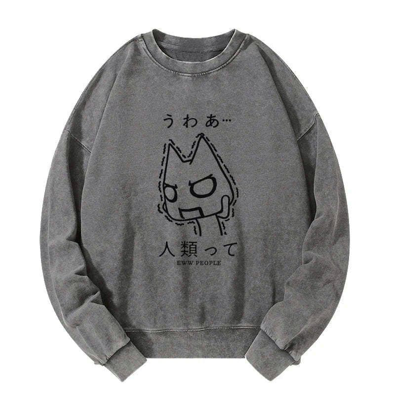 comfortable Japanese streetwear sweatshirt on sale