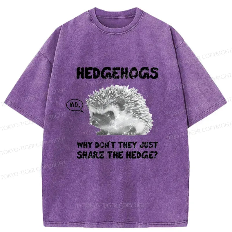 Vintage Hedgehog T-Shirt for Daily Wear