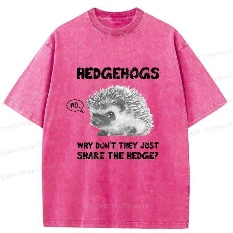 Vintage Hedgehog T-Shirt for Daily Wear