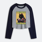kyoto lion crop top comfortable daily wear