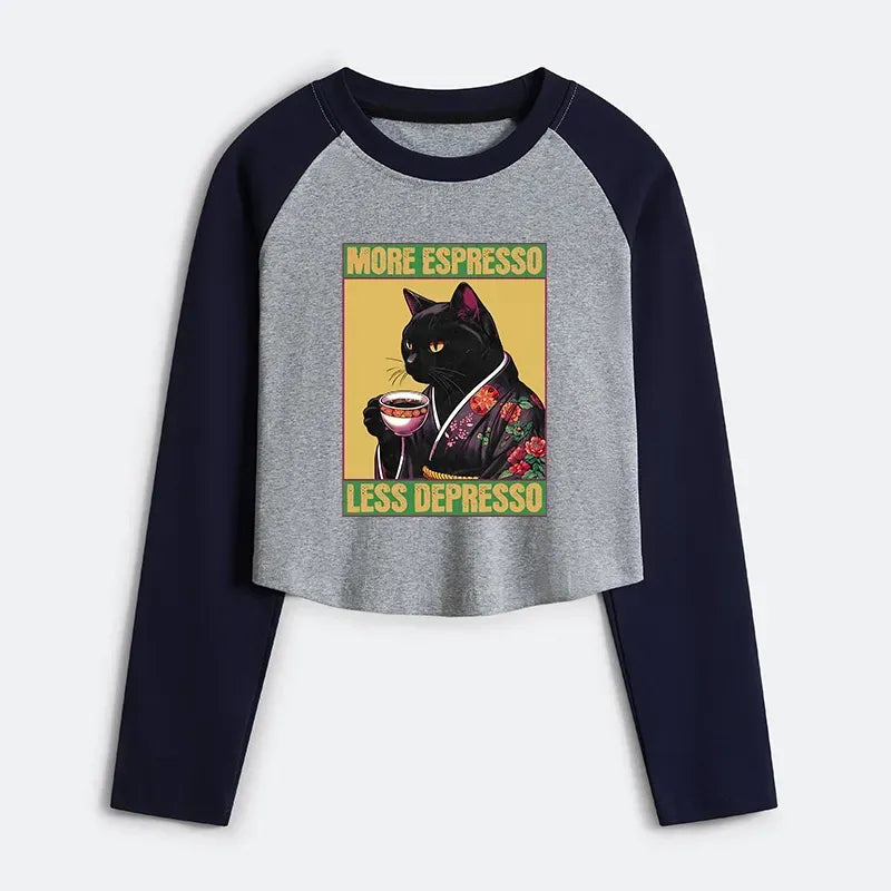 kyoto lion crop top comfortable daily wear