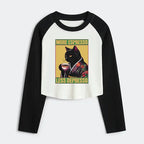 kyoto lion crop top comfortable daily wear