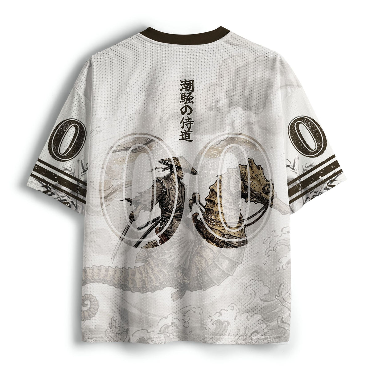Kyoto-Lion Samurai Riding Seahorse Mesh Jersey