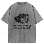 Kyoto Lion Retro Frog T-Shirt on Sale
