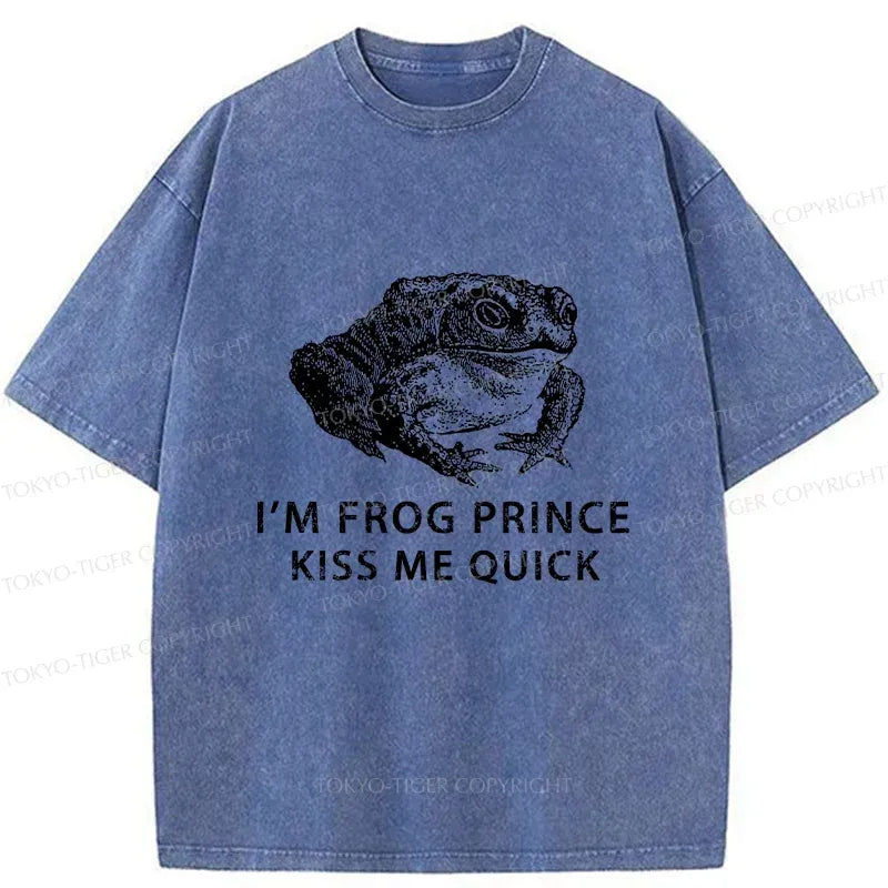 Japanese Vintage Frog T-Shirt for Daily Wear