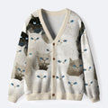 Trending cat cardigan for gift idea