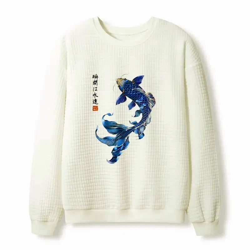Japanese Koi Fish Sweatshirt Free Shipping